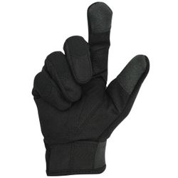 SKIN GLOVES SZ. M BLACK