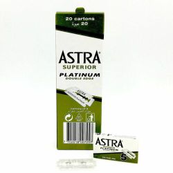 Astra Superior Platinum dubbelkant rakblad grön (100 blad)