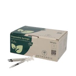 Vetnordic Sprøyte 1 ml Low Dead-Space 100 stk.