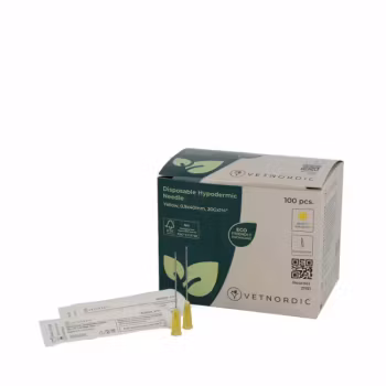 Vetnordic Kanyle Gul 20G, 100 stk