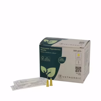 Vetnordic Kanyle Gul 20G, 100 stk