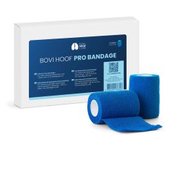 Bovi Hoof Pro Bandage 9 cm x 6 m - Blå - 12 stk.