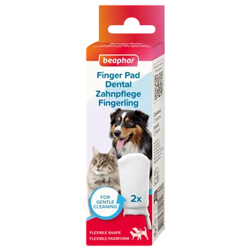 Beaphar Fingertannbørste, stoff, 2 stk