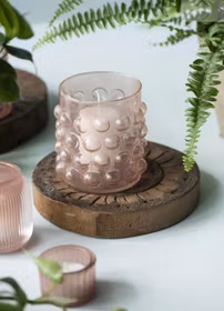 LJUSLYKTA BUBBLOR ROSA