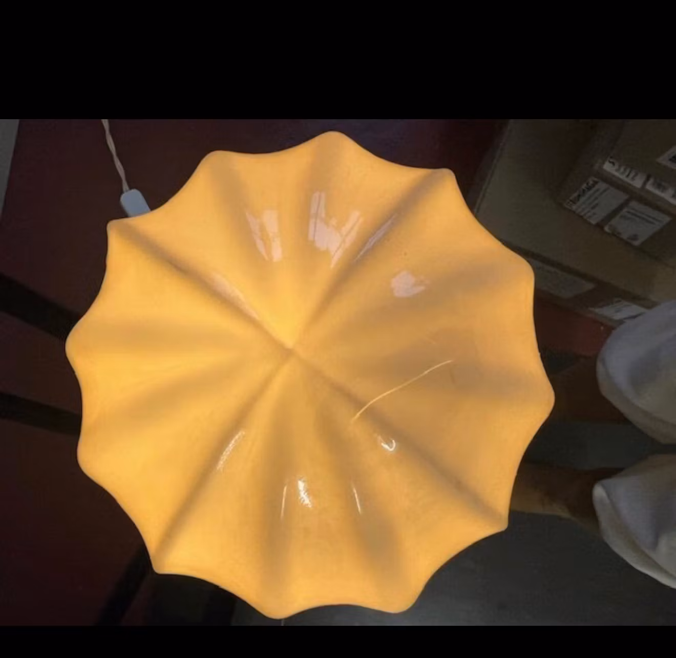 Vägglampa Marit Nickel/Opal Beige Liten