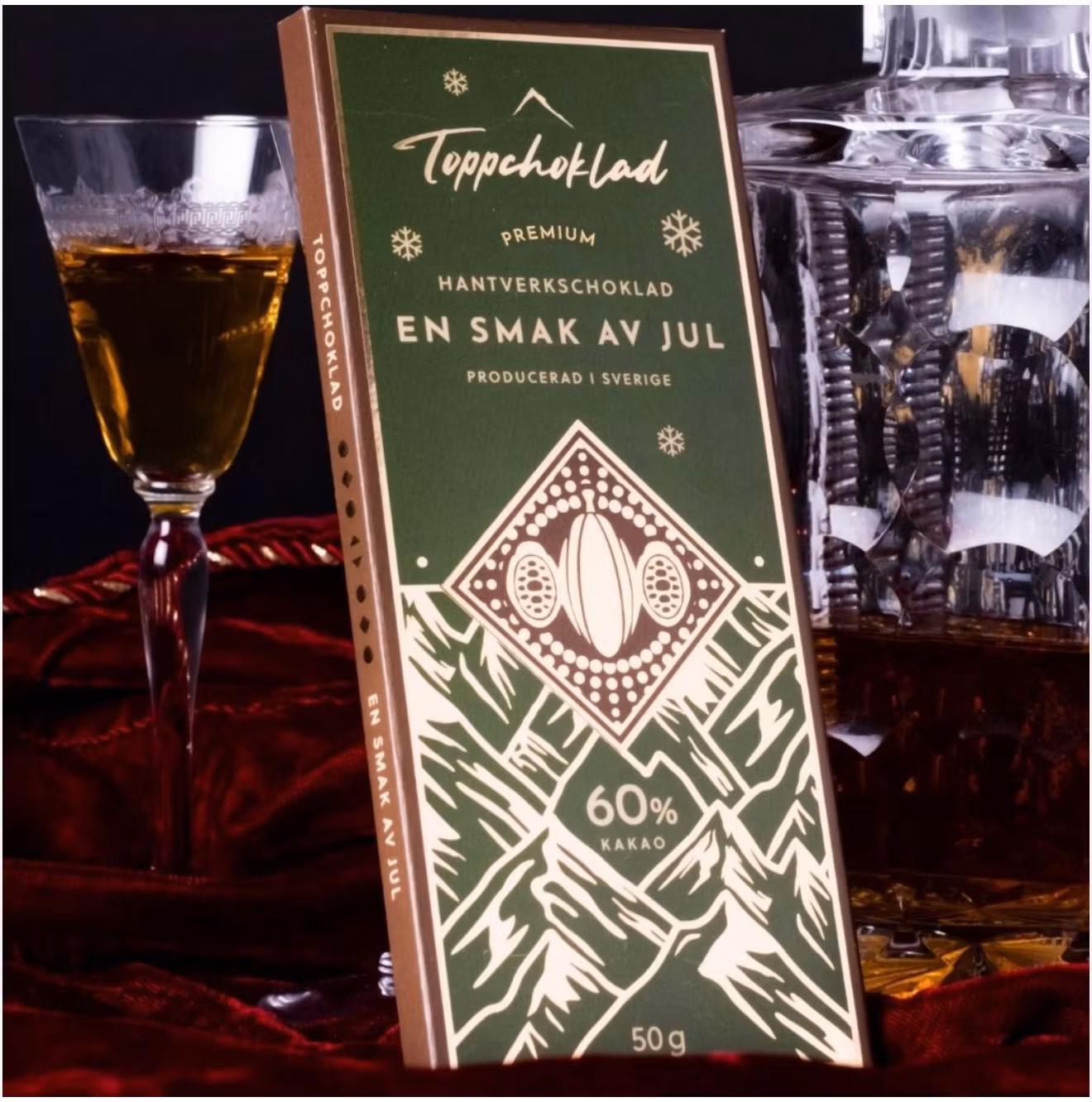 Toppchoklad chokladkaka EN SMAK AV JUL 50g
