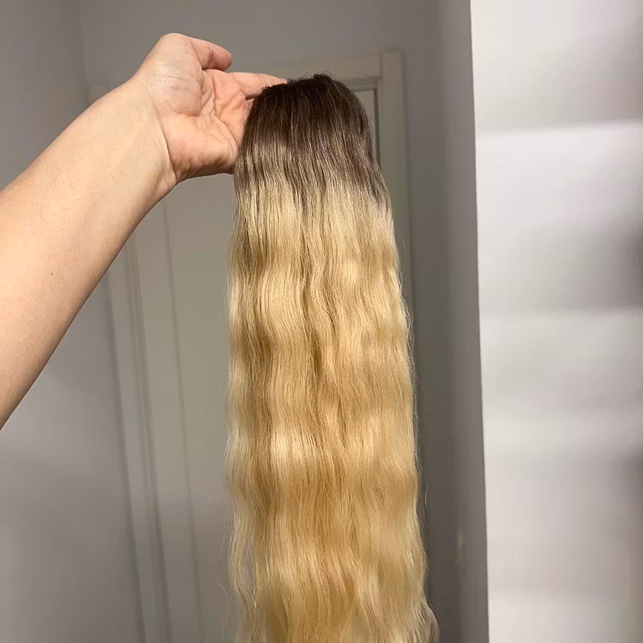 Premium Tejp Extensions 10 st - 50/60 cm Ombre # 6/24 - OUTLET