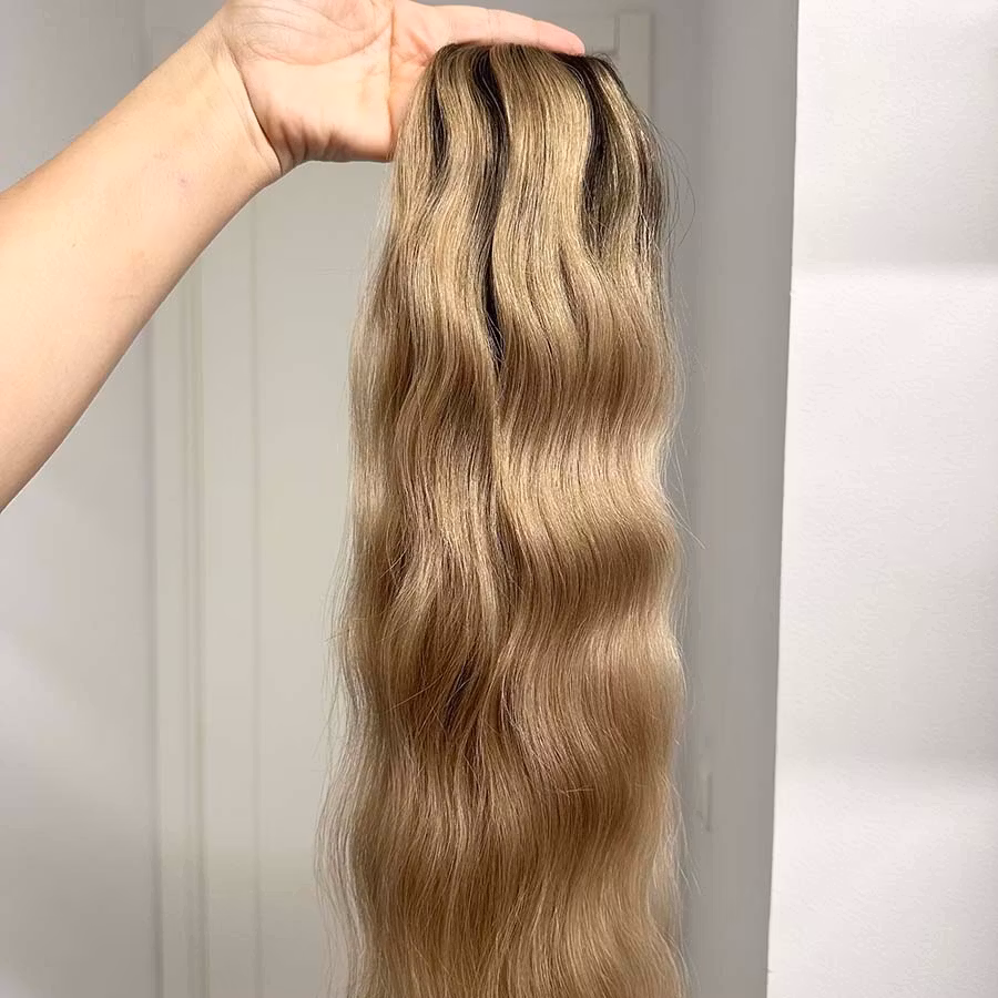 Premium Tejp Extensions 10 st - 55/60 cm Ombre # 1B/20 - OUTLET