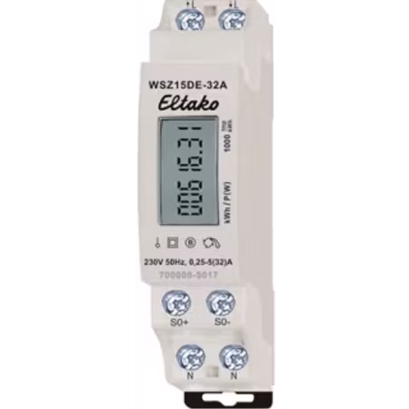 Energimätare Eltako Digital 1-fas 32A EKO