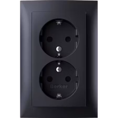 Hager Berker Uttag 2-vägs x-plint S.1 Antr