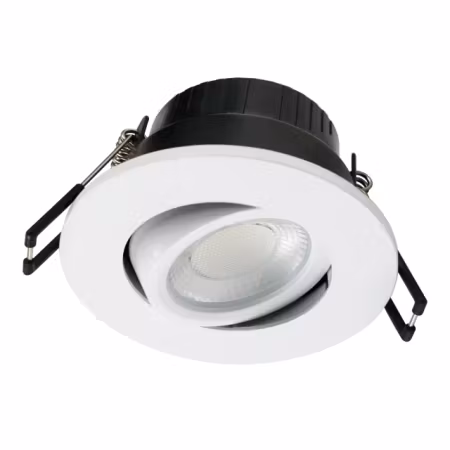 Cheapy 4-Pack Tilt Vit Downlight – 4CCT LED för badrum och inomhusbelysning