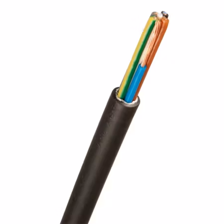 Nexans FXQ Easy 3G2,5 1kV svart – halogenfri kraftkabel/jordkabel