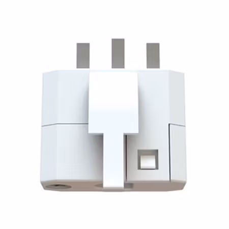 Bizline Lamppropp DCL Rak Vit – Jordad lamppropp för sladdmontage