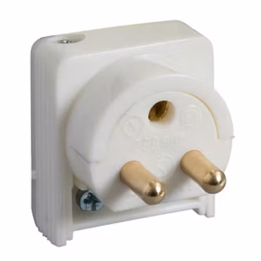 Schneider Electric Exxact Renova Lamppropp Vit – 2-polig Jordad Vinklad