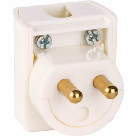 Schneider Electric Exxact Renova Lamppropp Vit – 2-polig Ojordat Vinklad