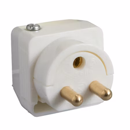 Schneider Electric Exxact Lamppropp Polarvit – 2-polig Jordad Rak införing