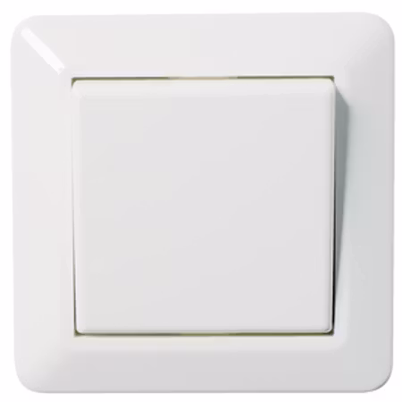 ELKO RS16 trapp 1-polig strömställare snabbanslutning – Renvit