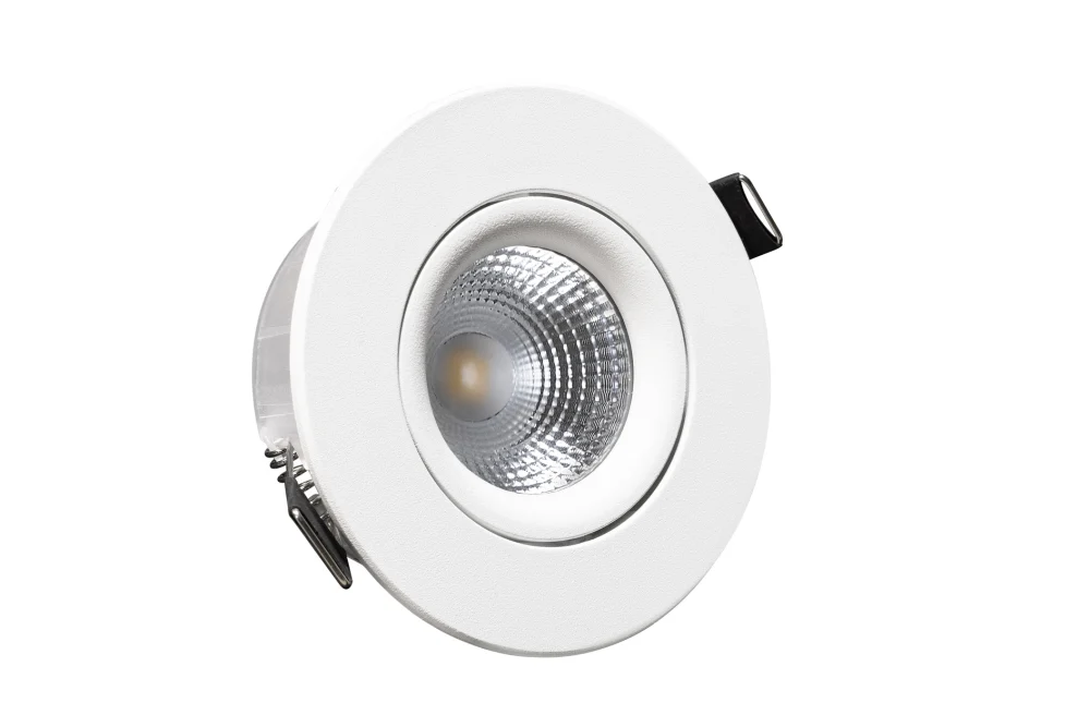 Downlight ECO 6,8W 575lm Dimbar CCT IP44 Vit & Svart
