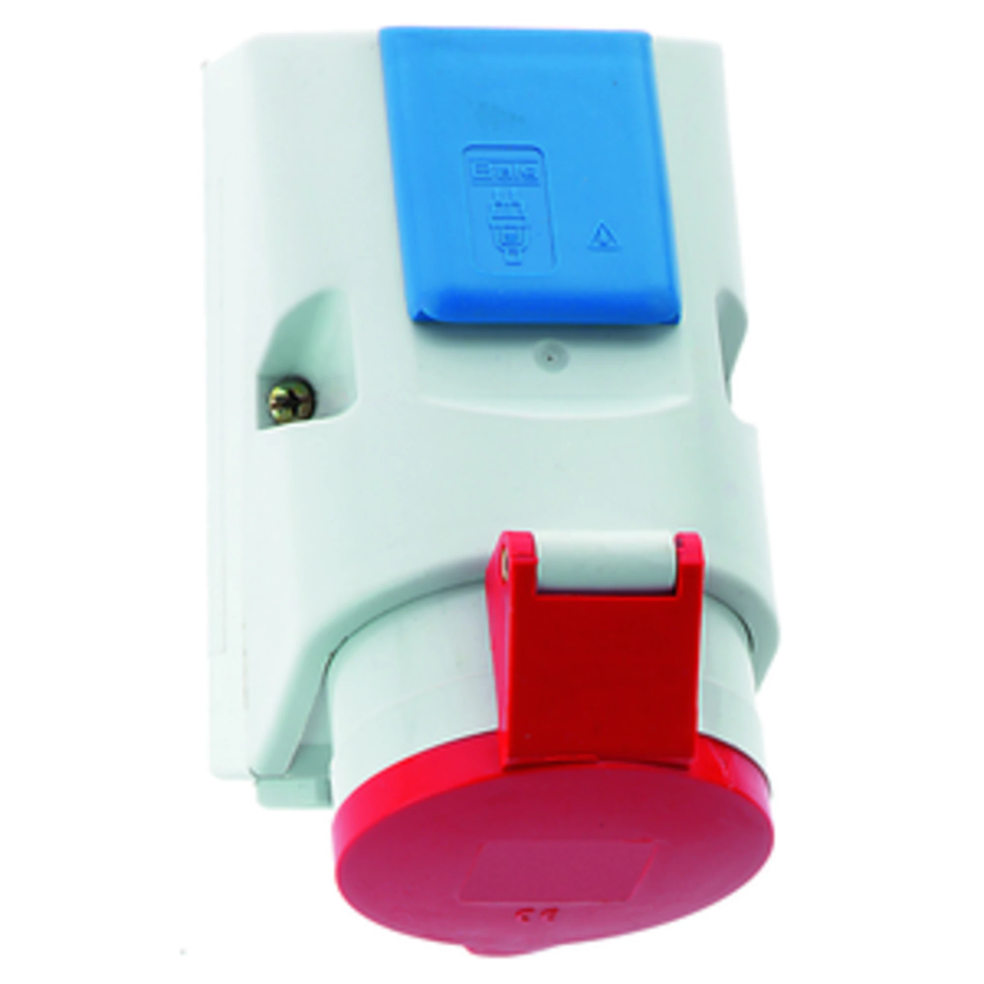 Kombiuttag 16A CEE 416-6 + Schuko IP44 400V