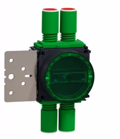 Schneider Multifix Apparatdosa med Regelfäste för Dubbel/Trippelgips