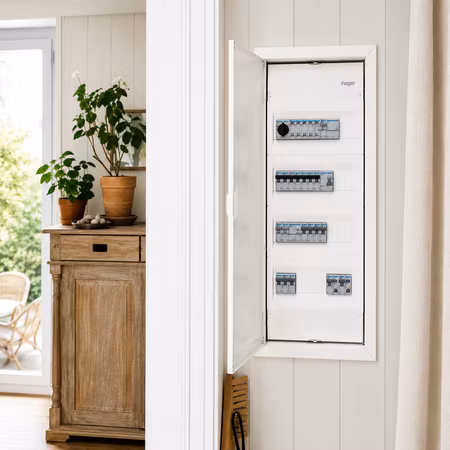 Hager Jordfelsbrytare 4-polig Typ A 30 mA – 25A, 40A & 63A