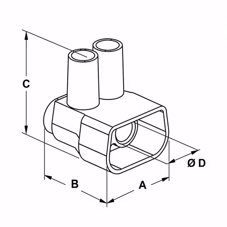 RUTAB Kopplingsklämma Dubbel 16 mm² Transparent 30st