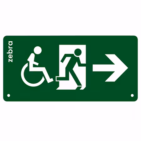Rullstolspiktogram Sign IP20 25 m