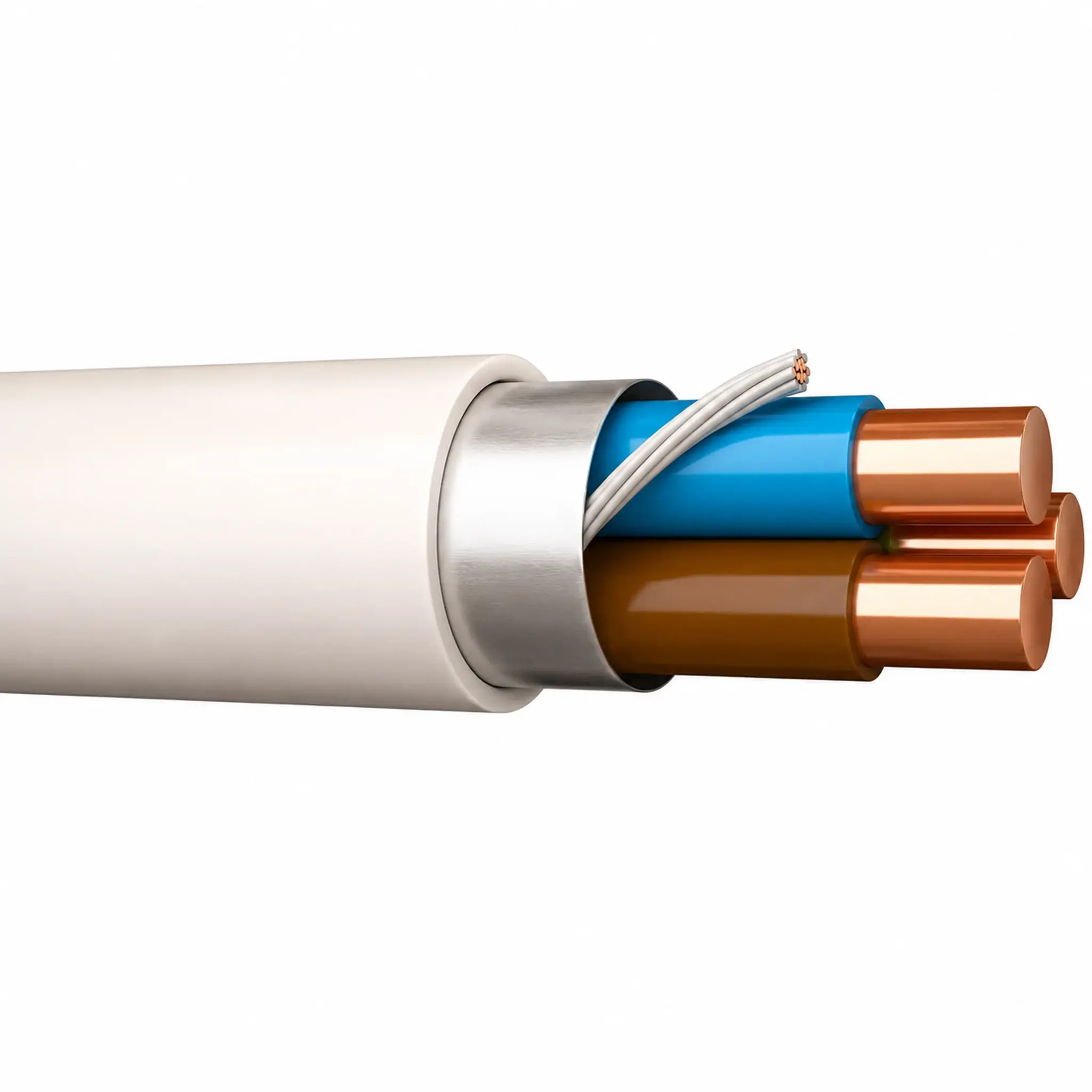 Draka EQLQ Tube Pure Halogenfri Skärmad Installationskabel 50 m