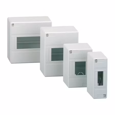 Schneider Electric Mini Opale normkapsling IP30 8 moduler vit