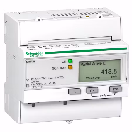 Schneider Energimätare 3-fas 63A