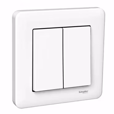 Schneider Exxact Primo Kronströmställare Vit 16A IP21 Komplett