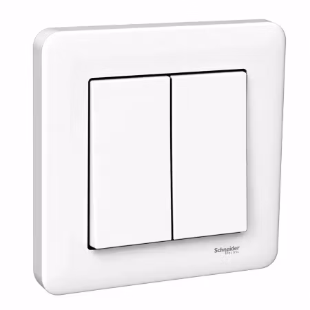 Schneider Exxact Primo Kronströmställare Vit 16A IP21 Komplett