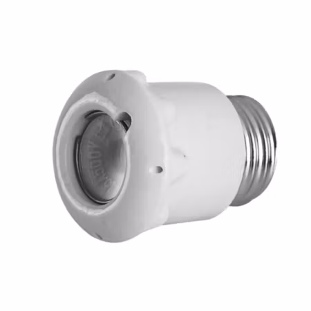 Propphuv KII 25A DII E27 med Testhål – Porslin