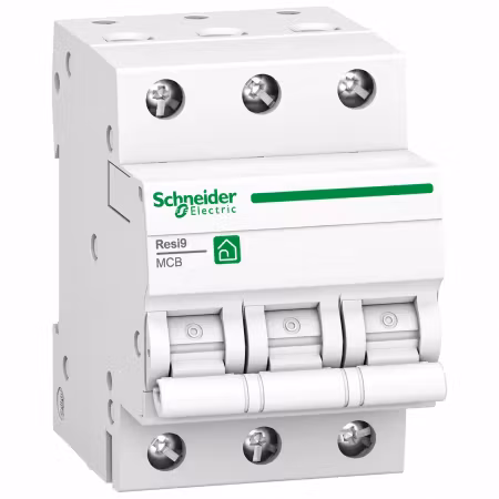 Schneider Resi9 dvärgbrytare 3P 13A C-kurva 6kA