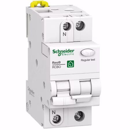 Schneider Resi9 Personskyddsbrytare 1P+N 16A 30mA Typ A