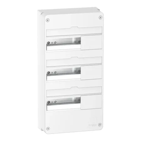 Schneider Resi9 CX normkapsling utanpåliggande IP30 – 3 × 13 moduler