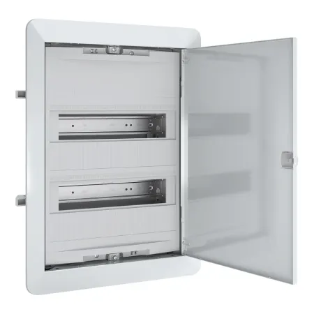 Schneider Resi9 KV infälld normkapsling med dörr – 2 × 12 moduler