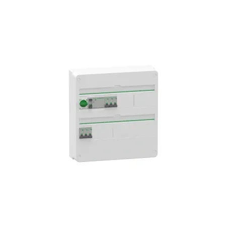Schneider Resi9 CX förmonterad normcentral 2 × 18 moduler – Easy9
