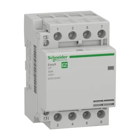 Schneider Easy9 CT kontaktor 40 A – 4 slutande kontakter, 230 V