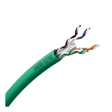Schneider Actassi nätverkskabel Cat6 U/UTP halogenfri grön – metervara