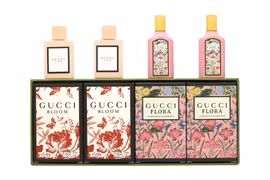 Gucci Miniatures Gift Set 2 x 4ml Bloom EDP + 2 x 4ml Flora Gorgeous Gardenia EDP