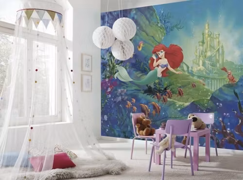 Papperstapet - Disney Lilla sjöjungfrun