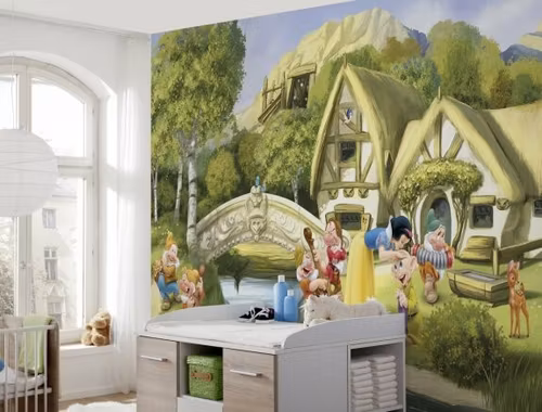 Papperstapet - Disney Snövit & de sju dvärgarna