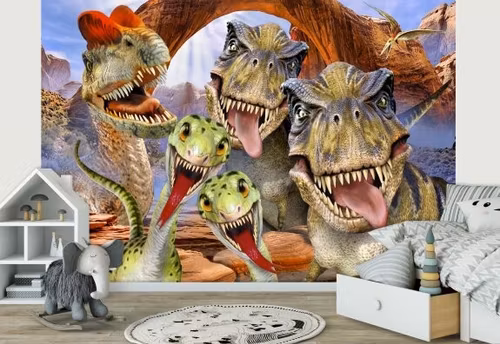 Non Woven - Selfie: Knasiga Dinosaurier