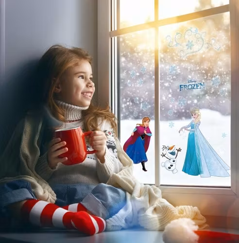 Fönsterstickers - Disney Frost