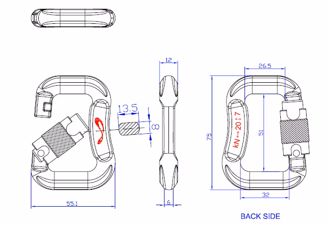 Karbin Aluminium 30mm