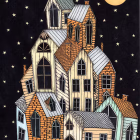 NATTSTADEN - affisch