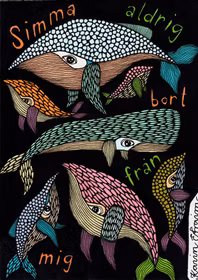 SIMMA ALDRIG BORT FRÅN MIG - affisch