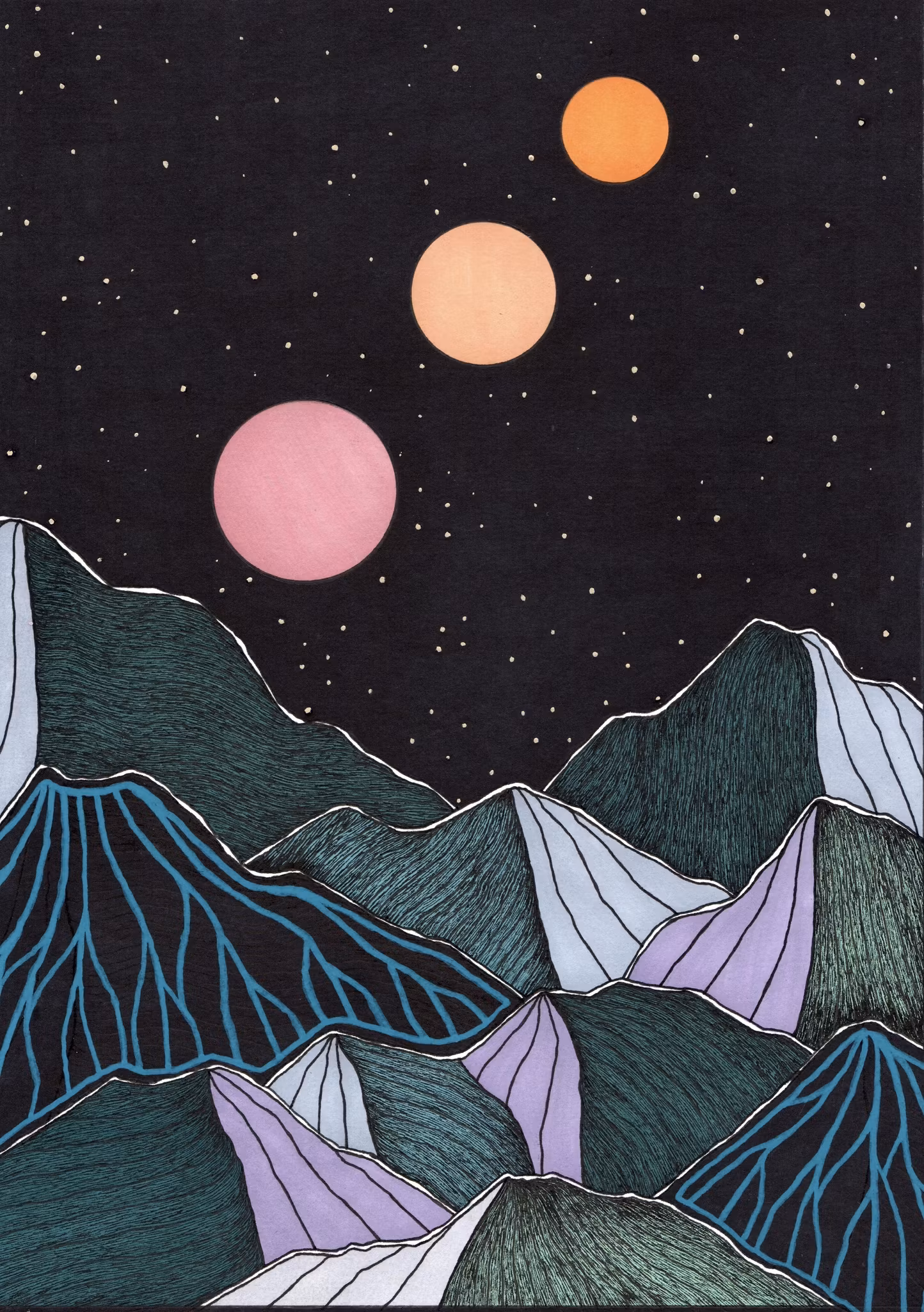 THREE MOONS (A2)