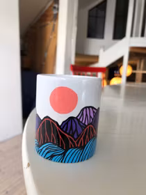 Kaffekopp - Bergskap liten